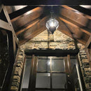 Victorian globe hanging light with chain 0.65m (H222)