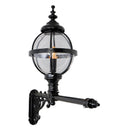 Victorian globe wall light with extension 1.05m (H242)