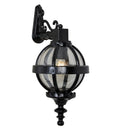 Victorian downturned globe wall light 0.59m (H246)
