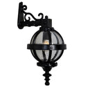 Victorian downturned globe wall light 0.59m (H246)