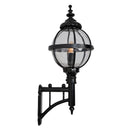 Victorian globe wall light with short arm 0.97m (H248)