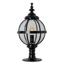 Victorian globe pier light in cast iron for flat pier caps 0.79m (H251)