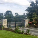 Victorian globe pier light in cast iron 0.79m in height for flat pier caps.