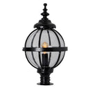 Victorian globe pier light in cast iron for narrow pier caps 0.71m (H253)