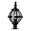 Victorian globe pier light in cast iron for narrow pier caps 0.42m (H254)