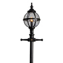 Victorian style globe lamp post in cast iron 3m (H2801)
