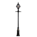 Victorian style globe lamp post in cast iron 3m (H2801)