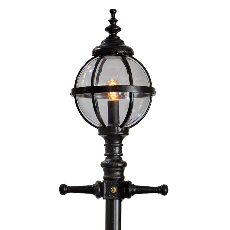 Lampadaire globe de style victorien en fonte 3m (H2801)