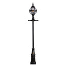 Victorian style globe lamp post in cast iron 3m (H2801)