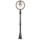 Copper railway style lamp post in cast iron and steel 1.49m (H314C)