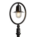Classic railway style lamp post in cast iron and steel 1.49m (H314)