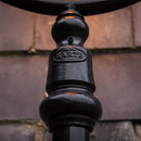 Classic railway style lamp post in cast iron and steel 2.73m in height.