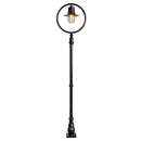 Classic railway style lamp post in cast iron and steel 2.73m (H316)