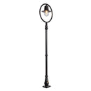 Classic railway style lamp post in cast iron and steel 2.73m (H316)