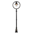 Classic railway style lamp post in cast iron and steel 2.43m (H317)