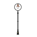 Copper railway style lamp post in cast iron and steel 2.43m (H317C)