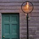 Copper railway style lamp post in cast iron and steel 2.43m (H317C)