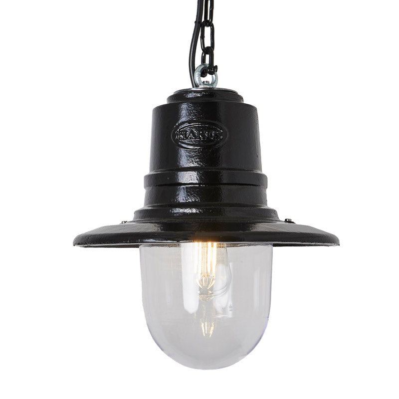 Classic railway style hanging light with chain 0.33m (H322)