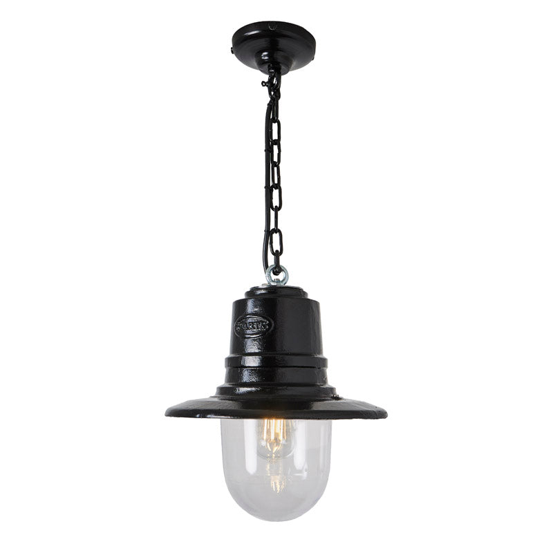 Classic railway style hanging light with chain 0.33m (H322)
