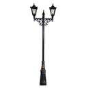 Victorian style large double headed lamp post 3.3m (H032)