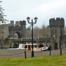 Victorian style large double headed lamp post 3.3m (H032)