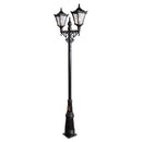 Victorian style large double headed lamp post 3.3m (H032)