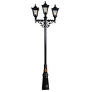 Victorian style large triple headed lamp post 3.5m (H033)