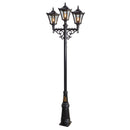 Victorian style large triple headed lamp post 3.5m (H033)