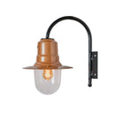 Vintage tear drop wall light in painted copper and 0.46m (H345PC)