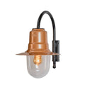 Vintage tear drop wall light in painted copper and 0.46m (H345PC)