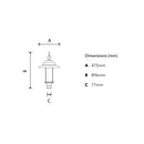 Georgian style lamp post in cast iron and steel 3.5m (H401)