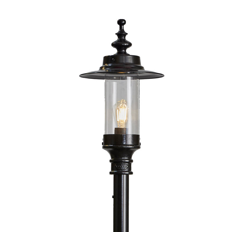 Georgian style lamp post in cast iron and steel 2.55m (H406)