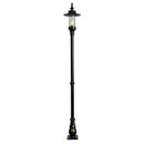 Georgian style lamp post in cast iron and steel 2.55m (H406)