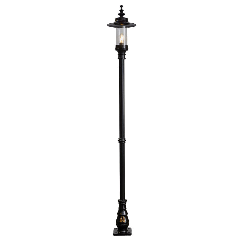 Georgian style lamp post in cast iron and steel 2.55m (H406)