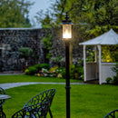 Georgian style lamp post in cast iron and steel 2.21m in height.