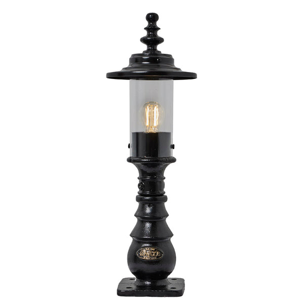 Georgian style pedestal light in cast iron and steel 0.62m (H409)