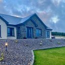 Georgian style pedestal light in cast iron and steel 0.62m in height.