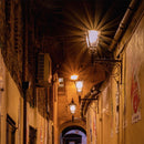 Large Victorian traditional in steel wall light 1.47m (H040)