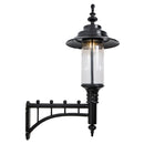 Large Georgian style wall light in cast iron and steel 1.27m (H440)