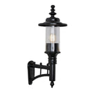 Georgian style wall light in cast iron and steel 0.58m (H443)