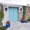 Victorian traditional cast iron bulkhead light 0.37m in height.