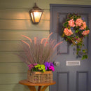 Victorian traditional cast iron bulkhead light 0.37m in height.