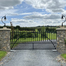 Vintage tear drop pier light for flat piers 0.98m (H551)