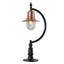 Vintage tear drop pier light in copper and cast iron 0.98m (H551C)