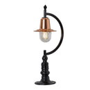 Vintage tear drop pier light in copper and cast iron 0.64m (H552C)