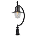 Vintage tear drop pier light in cast iron and steel 0.91m (H553)