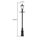 Victorian traditional cast iron lamp post 2.9m (H802)