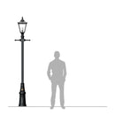 Victorian traditional cast iron lamp post 2.9m (H802)