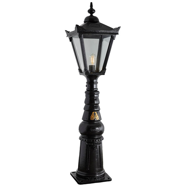 Victorian traditional cast iron pedestal light 1.54m (H813)