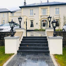 Victorian traditional cast iron pedestal light 1.1m in height.